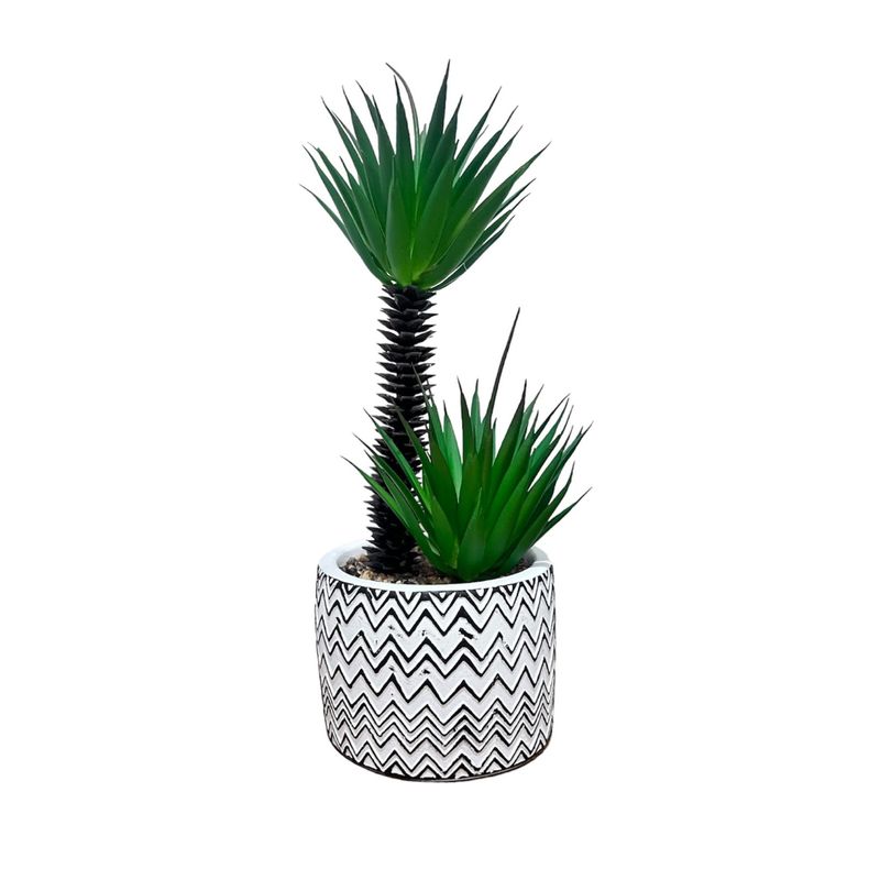 GENERICO - Macetero Planta Artificial Flores Maceta Decorativa Palma