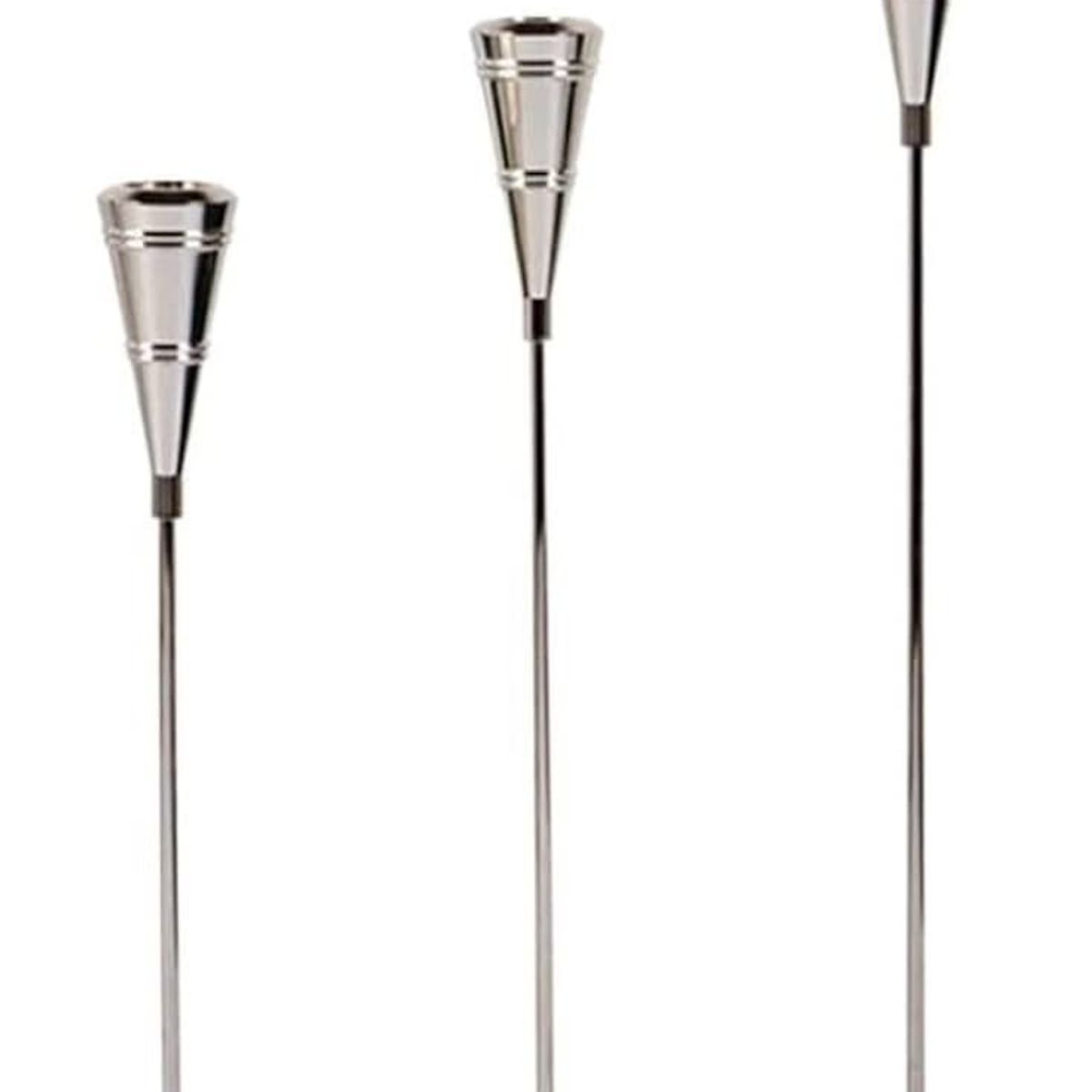 GENERICO - Pack 3 Porta Vela Candelabro Set 3 Candelabros