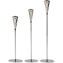 GENERICO - Pack 3 Porta Vela Candelabro Set 3 Candelabros