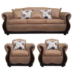 AMERICA DECORA - Living 4-1-1 Grand Santi Envejecido Café Teja