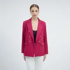 GUINDA - Blazer con Botones decorativos Kanek -