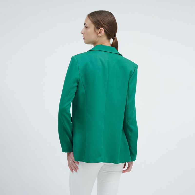 GUINDA - Blazer con Botones decorativos Kanek - GUINDA