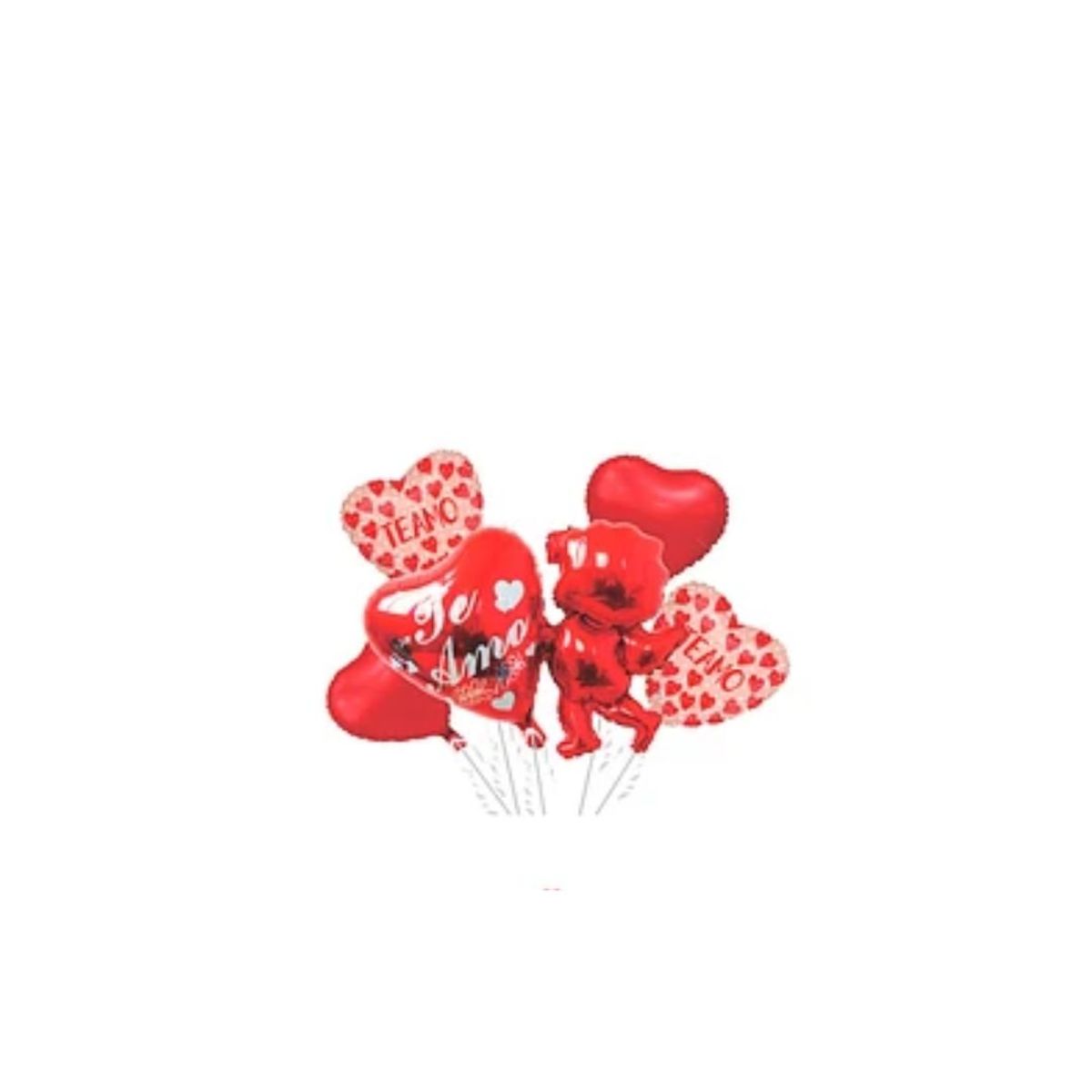 GENERICO - Set De Globos Metalicos Cupido 5pcs