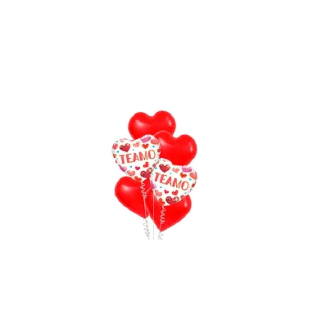 GENERICO - Set De Globos Metalicos Te Amo 6pcs