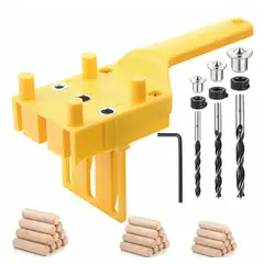 OEM - Guia Plantilla Para Tarugos Madera 6-8-10 Mm + Brocas