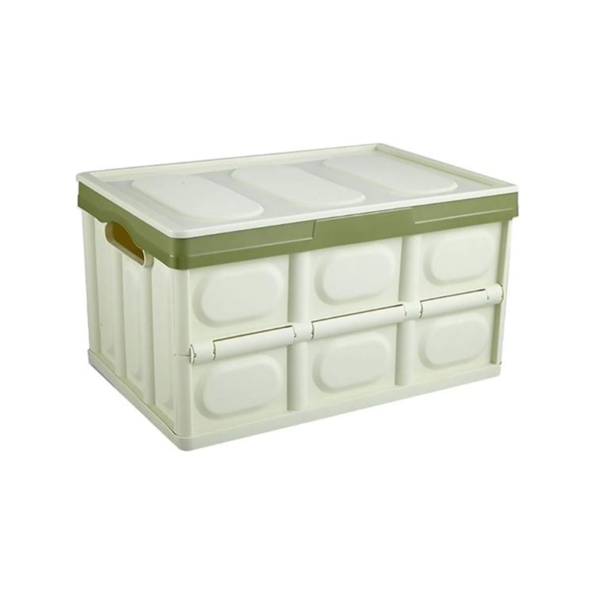 CRUSEC - Caja De Almacenamiento Plegable De Plastico Organizador - Verde