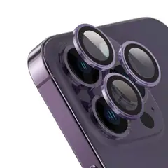 GENERICO - Lámina Vidrio Premium Camara Para iPhone 13Pro-13PM Morado