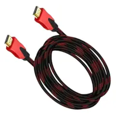 GENERICO - Cable Conexión Hdmi 3m Mallado / 3 Metros Full Hd
