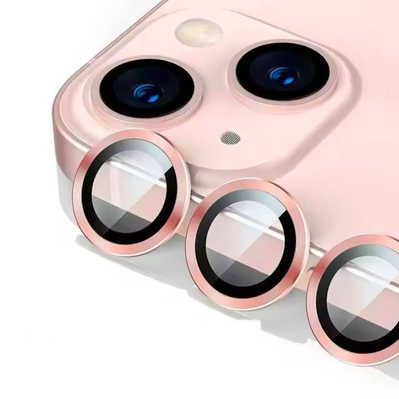 GENERICO - Lámina Vidrio Premium Camara Para iPhone 14Pro-14PM Rosado