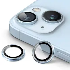 GENERICO - Lámina Vidrio Premium Camara Para iPhone 12 Celeste