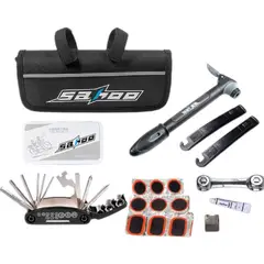 GENERICO - Kit Herramientas Bicicletas Con Bombín Y Accesorios