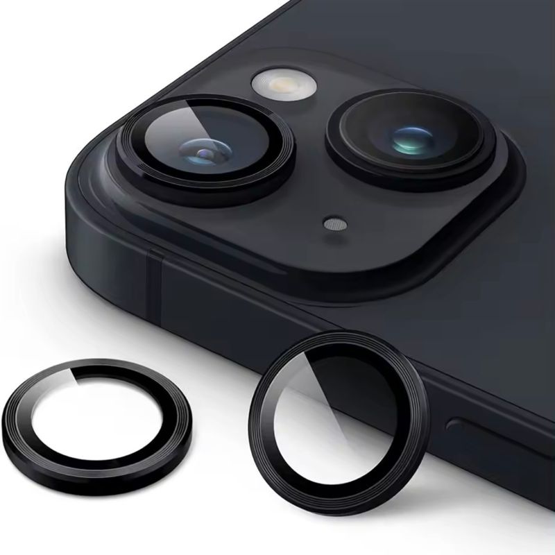 GENERICO - Lámina Vidrio Premium Camara Para iPhone 11 Negro