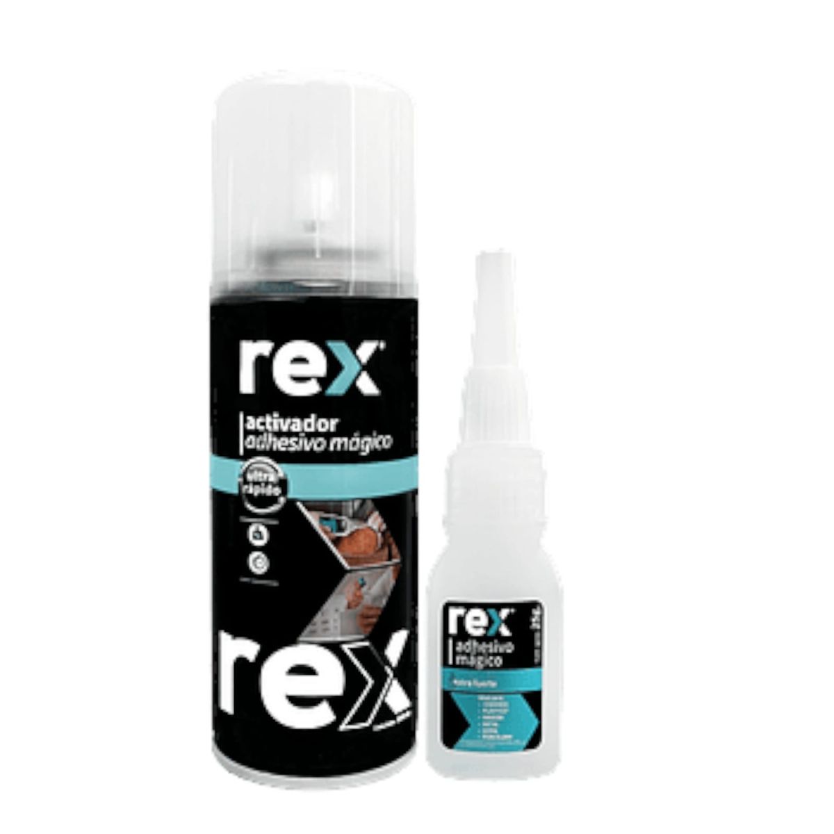 GENERICO - Adhesivo Mágico Acelerador 9 Segundos 25gr + 100ml Rex