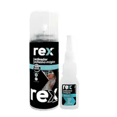 GENERICO - Adhesivo Mágico Acelerador 9 Segundos 25gr + 100ml Rex