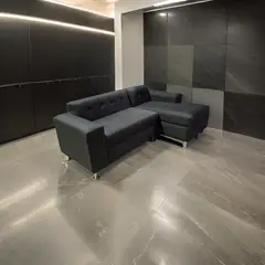 MUEBLES NEW - SECCIONAL MILAN DERECHO NEGRO LINO
