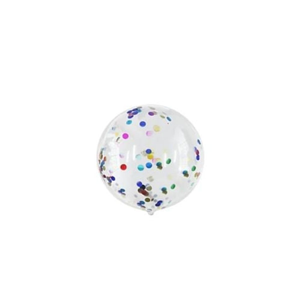 GENERICO - Globo Burbuja Confeti Colores 45cm