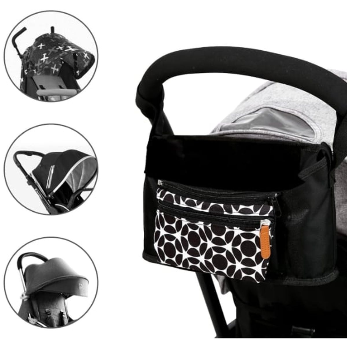 LA PEQUETERIA - Bolso organizador coche de bebé