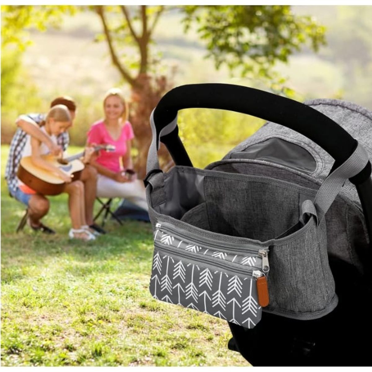 LA PEQUETERIA - Bolso organizador coche de bebé