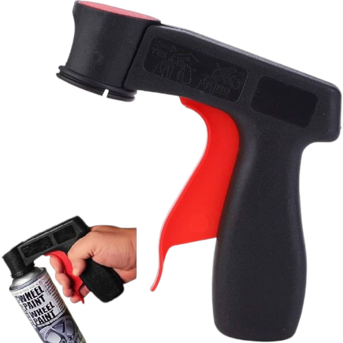 GENERICO - Adaptador Spray De Pintura Aerosol Rex