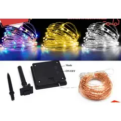 GENERICO - Luz De Hada Solar / 20 Metros 200 Led Navidad