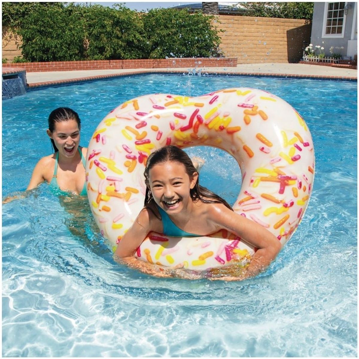 INTEX - Flotador Inflable INTEX Corazón Donut 89x25x94 cm