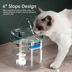 GENERICO - Bebedero Con Fuente Agua para mascotas