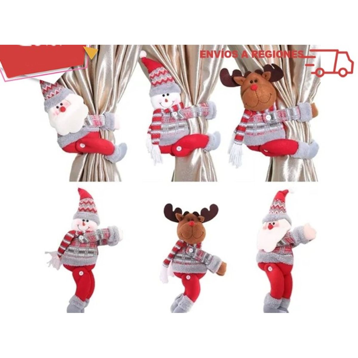 GENERICO - Toma Cortina Navideño Surtido Navidad