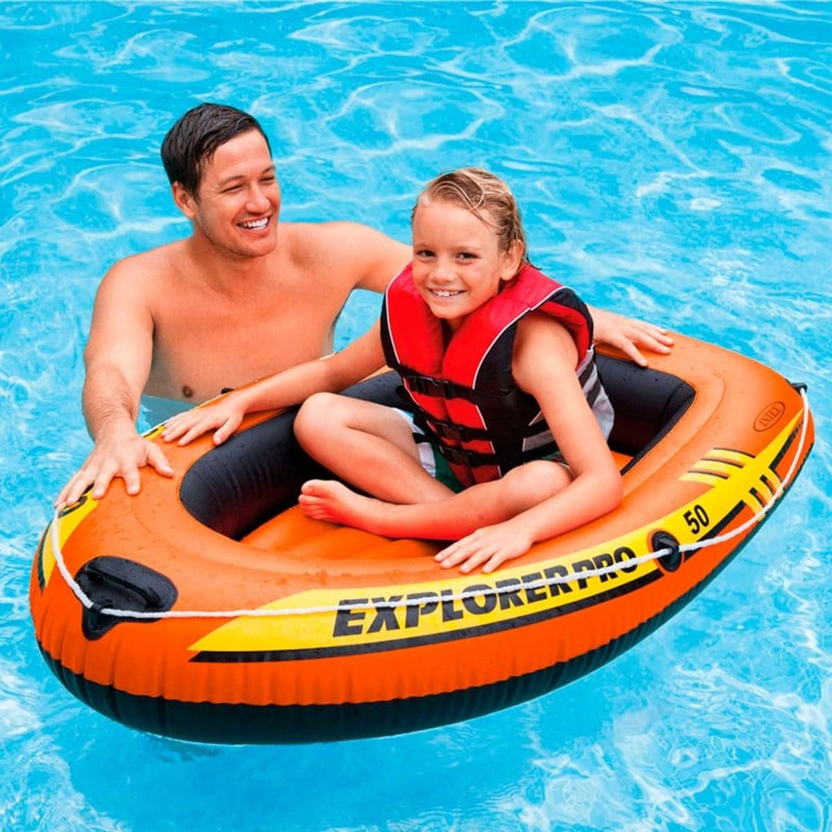 INTEX - Bote Inflable INTEX Explorer Pro 50 137 x 85 x 23 cm