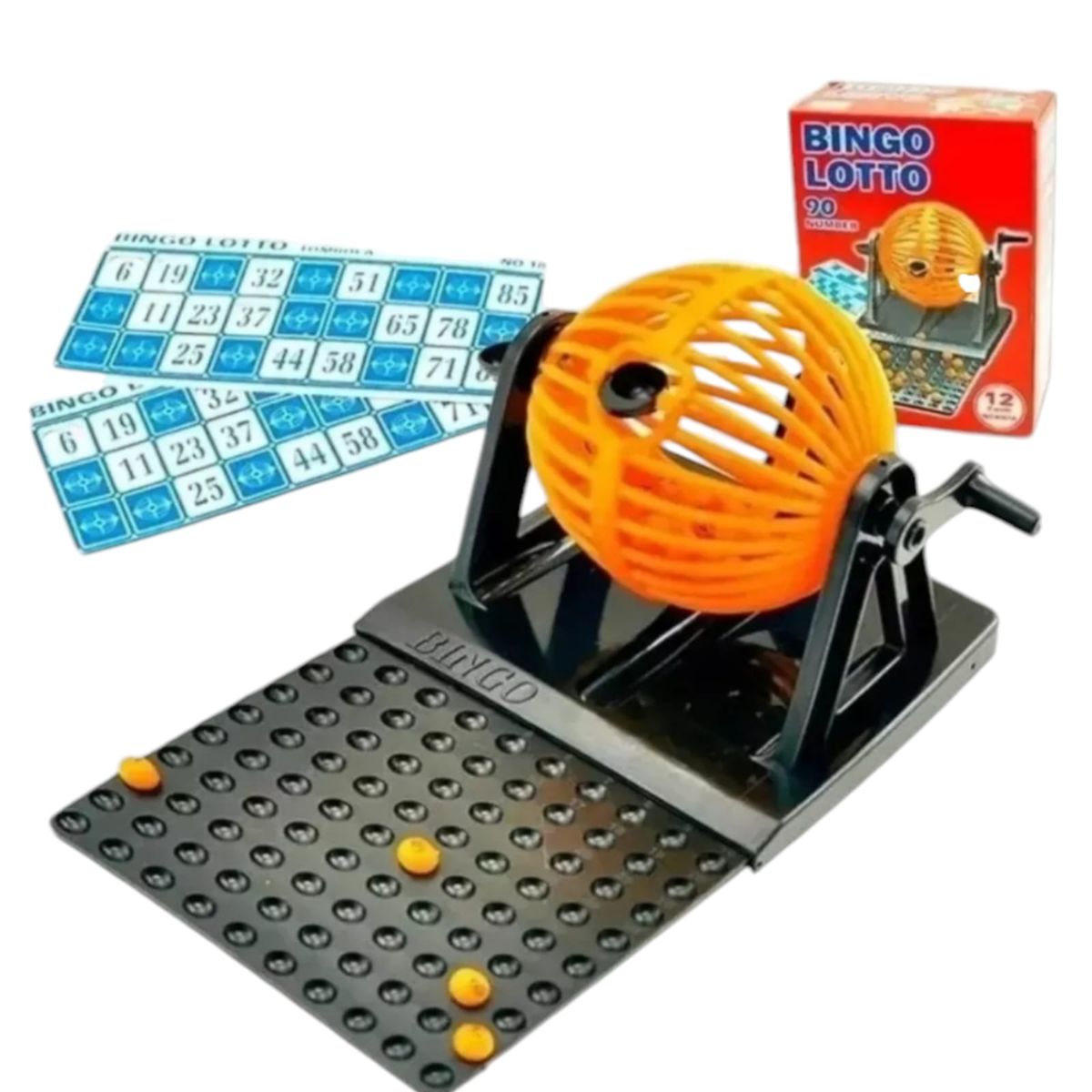 GENERICO - Bingo Lotto Tombola 12 Cartones 90 Numeros Bingo Familiar