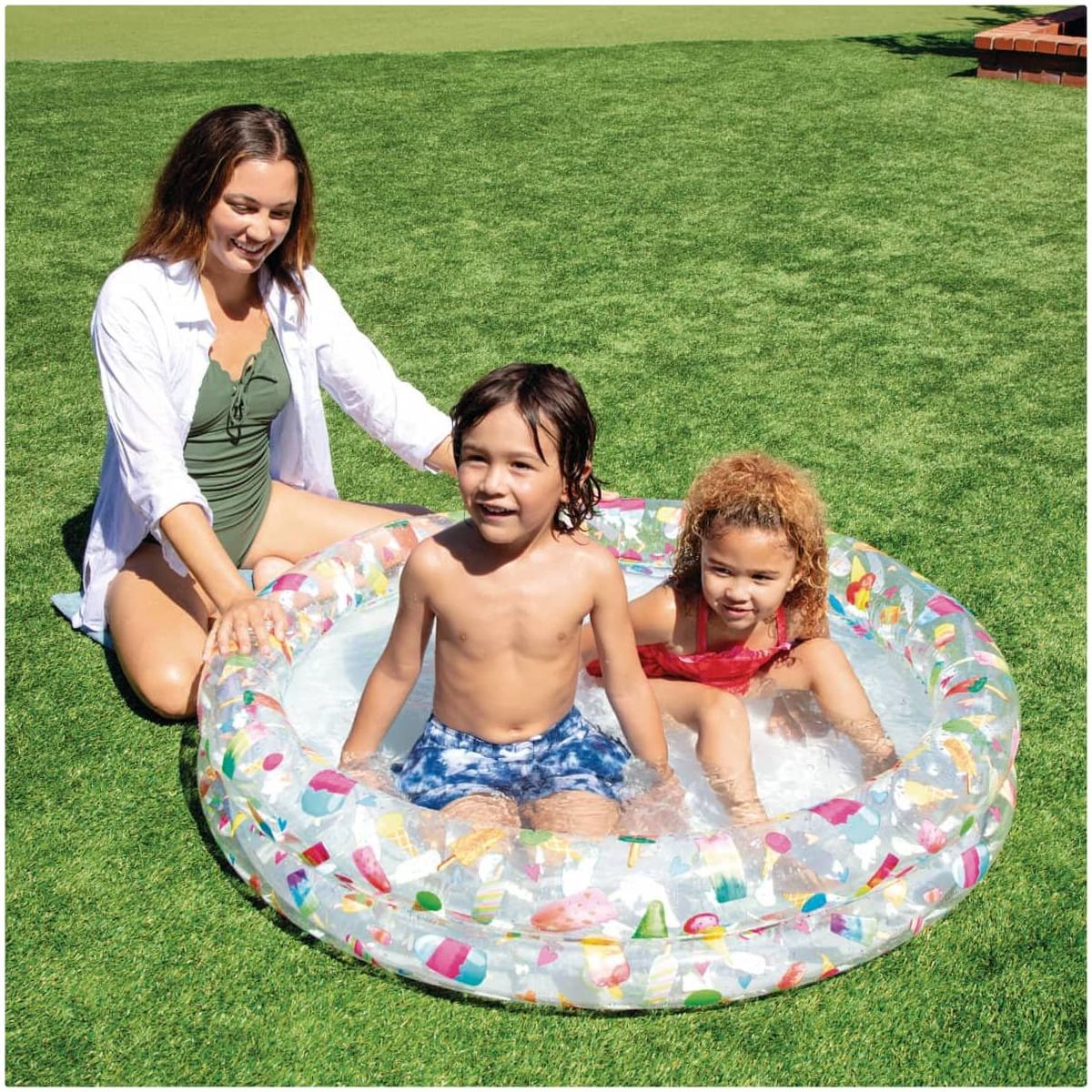 INTEX - Piscina Inflable Infantil INTEX Ice Pop 122 x 25 cm