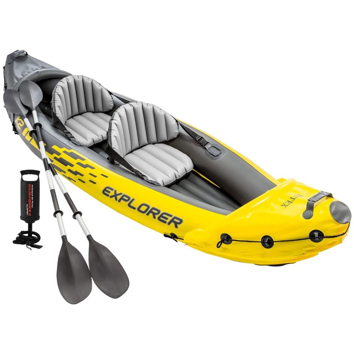 INTEX - Kayak Inflable INTEX Explorer K2 para 2 Personas