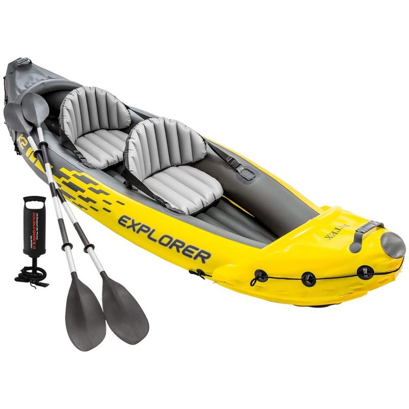 INTEX - Kayak Inflable INTEX Explorer K2 para 2 Personas