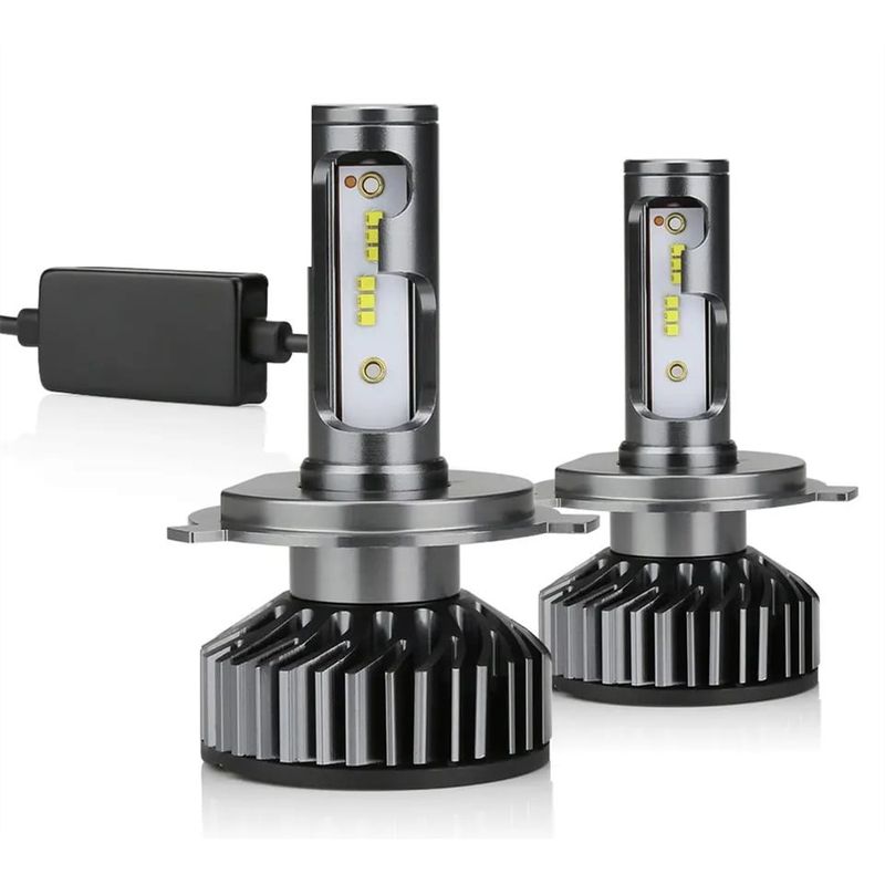KUANGYE - Kit Focos Led Para Auto 15000 Lumenes Luz Blanca Faros Luces