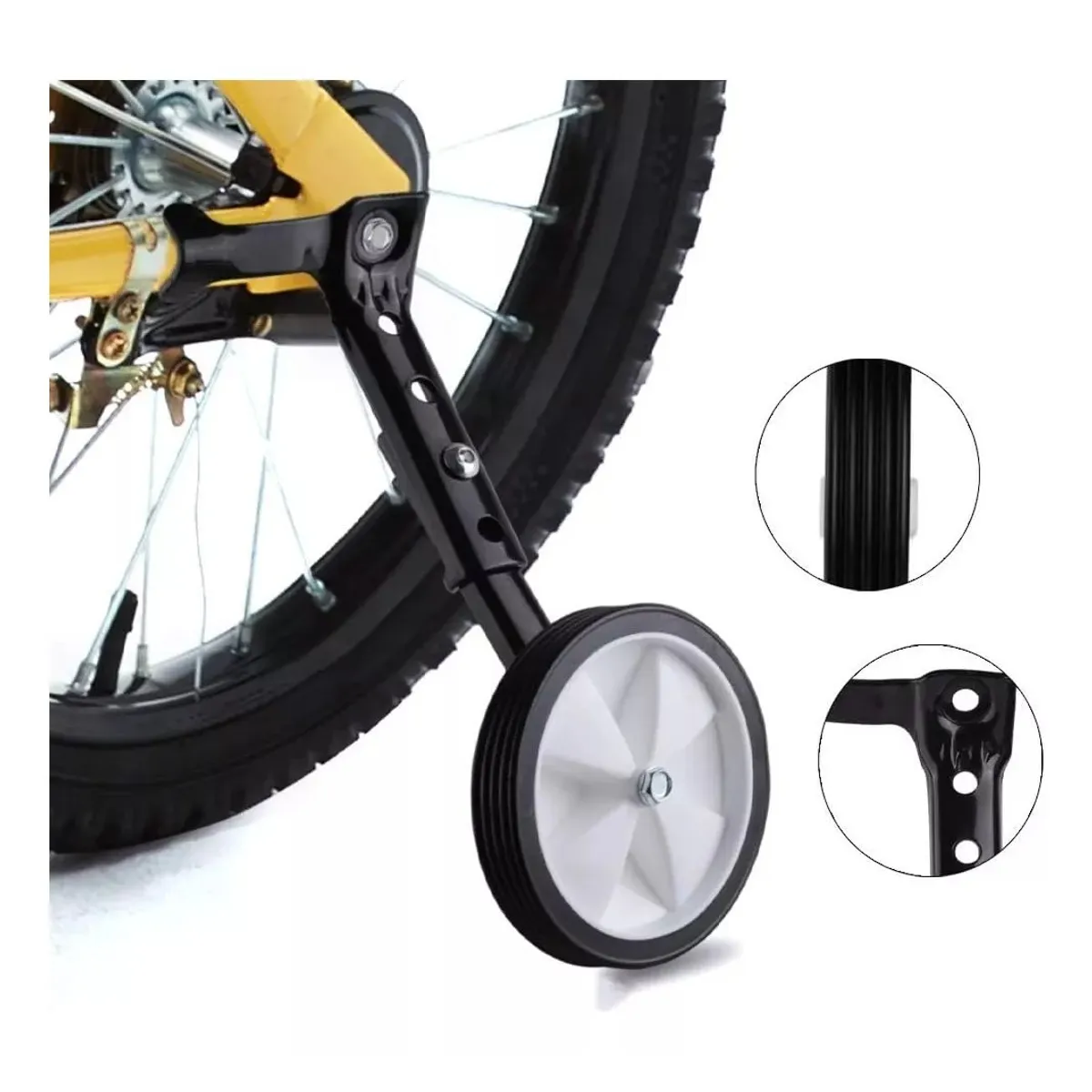KUANGYE - Ruedas de Apoyo Estabilizador para Bicicleta de Niño 18-24