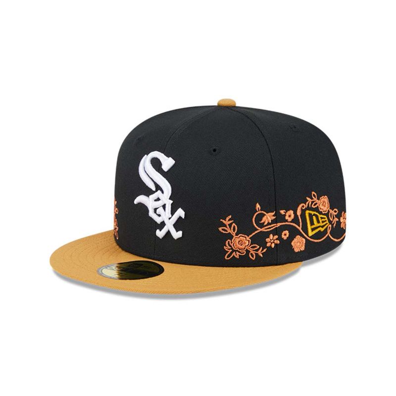 NEW ERA - Gorro 59fifty MLB Chicago White Sox Floral Vine Black