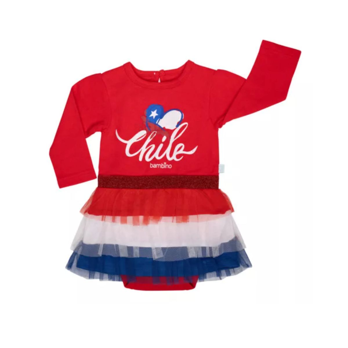 BAMBINO - Body Chile Bebe Niña Fiestas Patrias Bambino