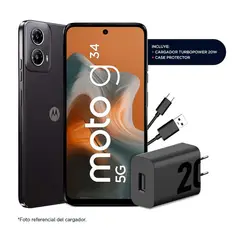 MOTOROLA - Smartphone Moto G34 256GB8GB 5G NegroLiberado