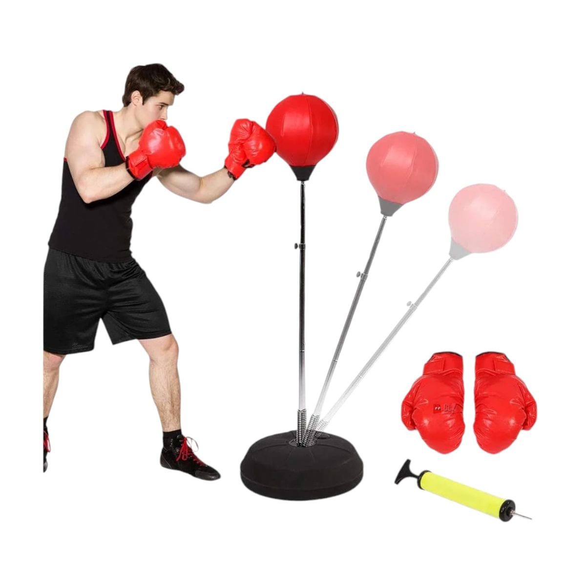 GENERICO - Set Guantes De Boxeo Y Entrenamiento Para Niños Y Adultos