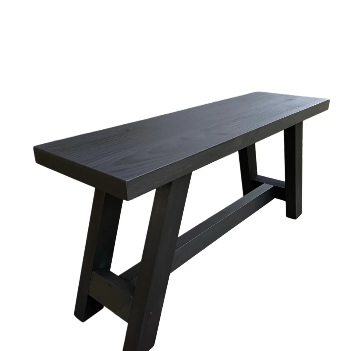 GENERICO - Banca de madera negra 100cm