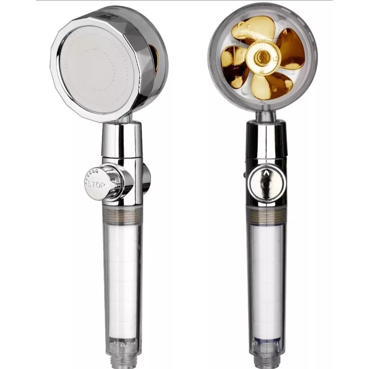 GENERICO - Cabezal De Ducha De Hélice De Presión Turboalimentado Favorito 1