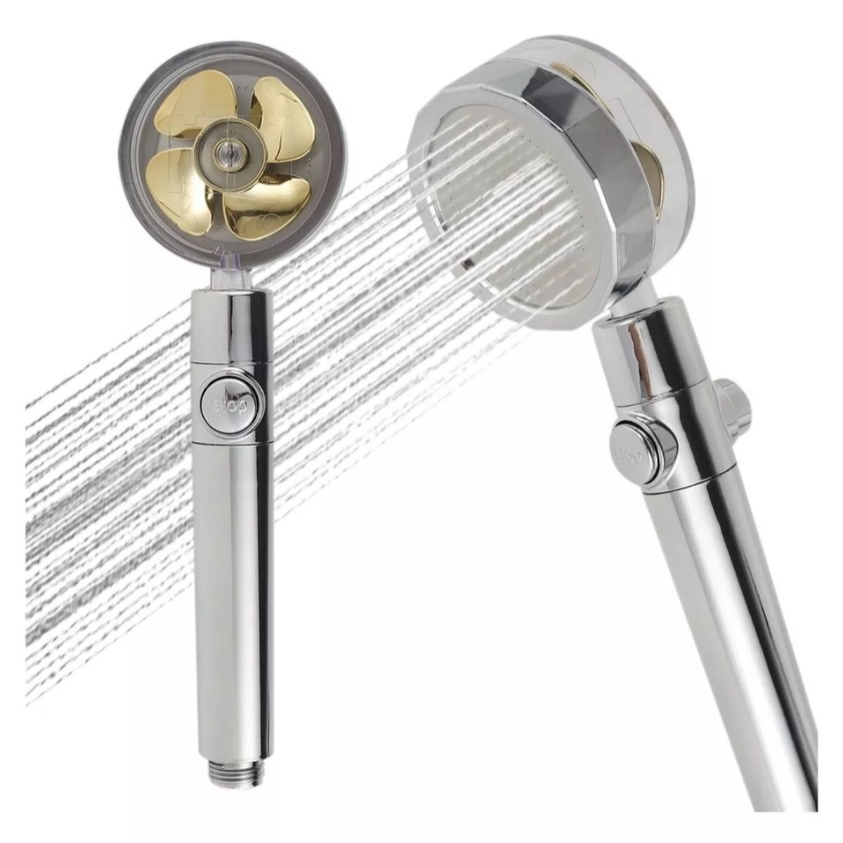 GENERICO - Cabezal De Ducha De Hélice De Presión Turboalimentado Favorito 1