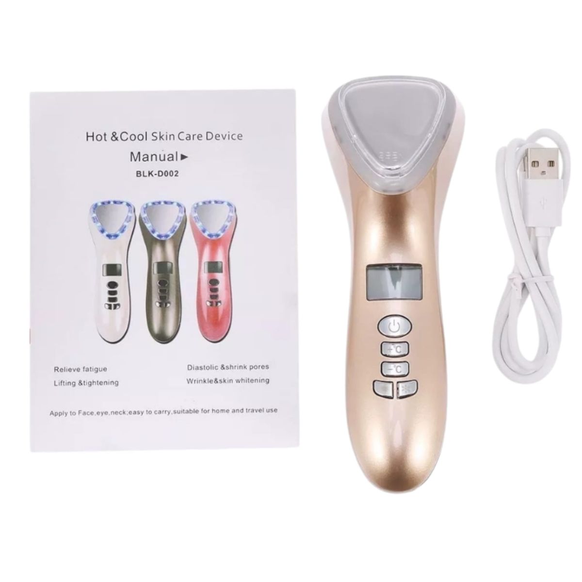 GENERICO - Crioterapia Masaje Facial Ultrasónico Hotcool