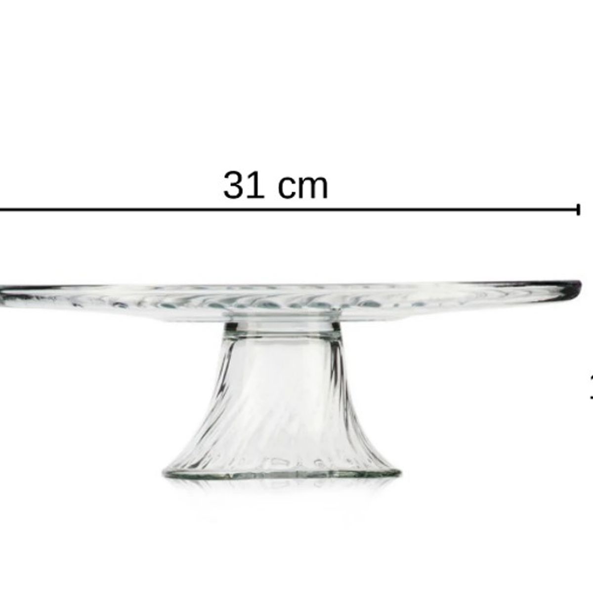 LIBBEY - PLATO POSTRE CON PIE 31cm