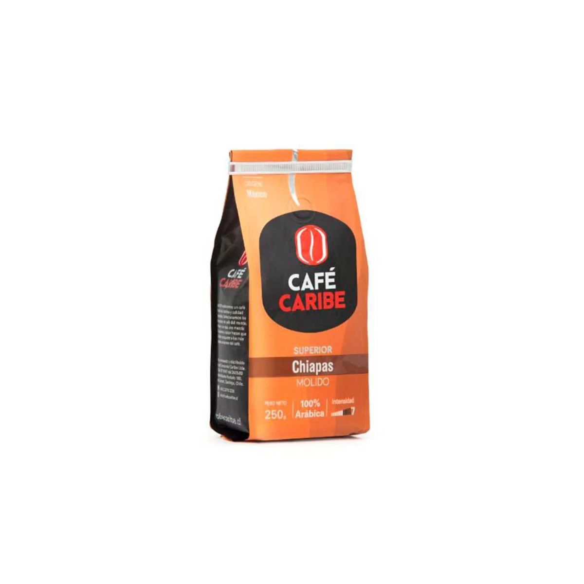 CAFE CARIBE - x8 Café Molido Chiapas Superior Origen México - 2 kilos