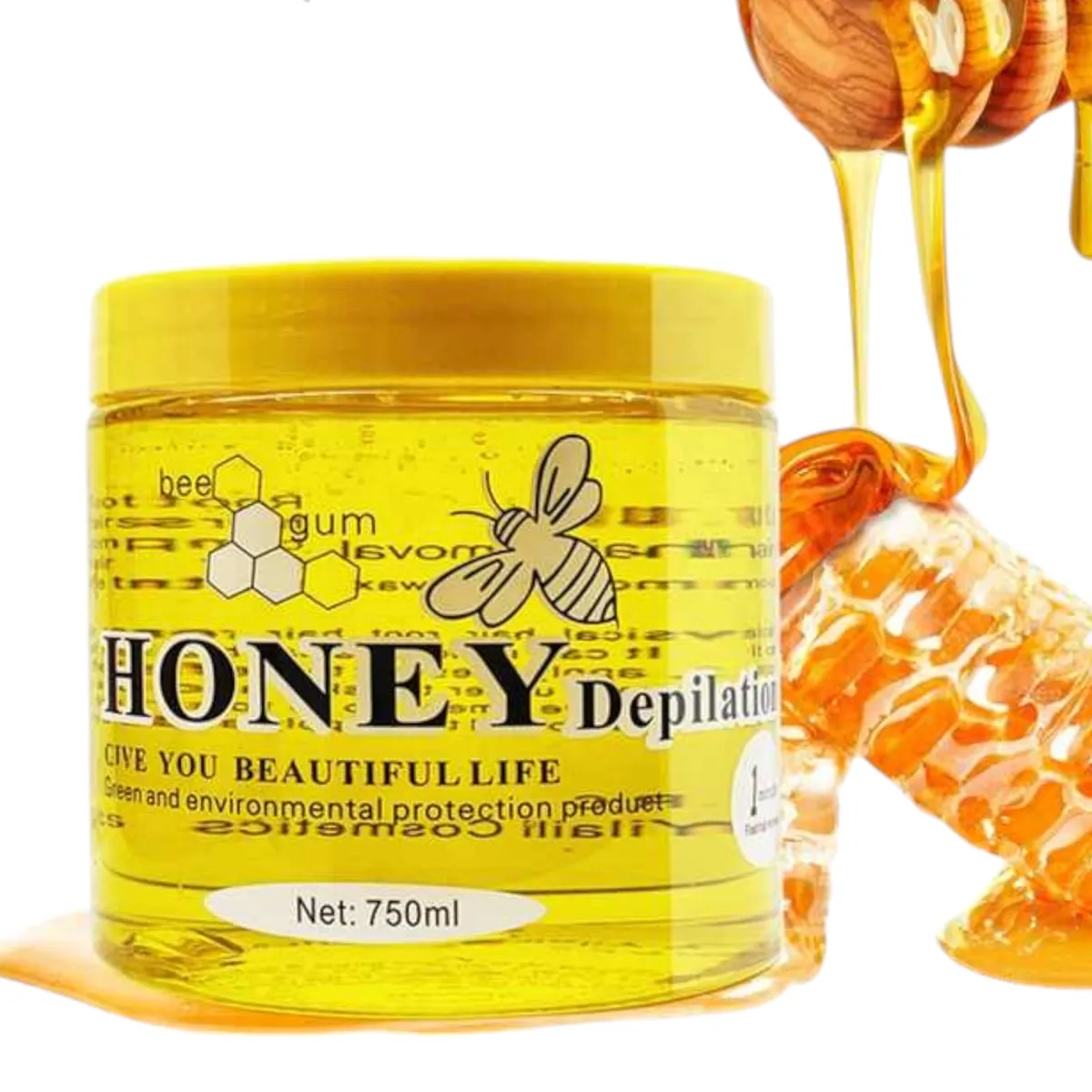 GENERICO - Cera Miel En Frio Buena Calidad 750ml Cera Honey Miel