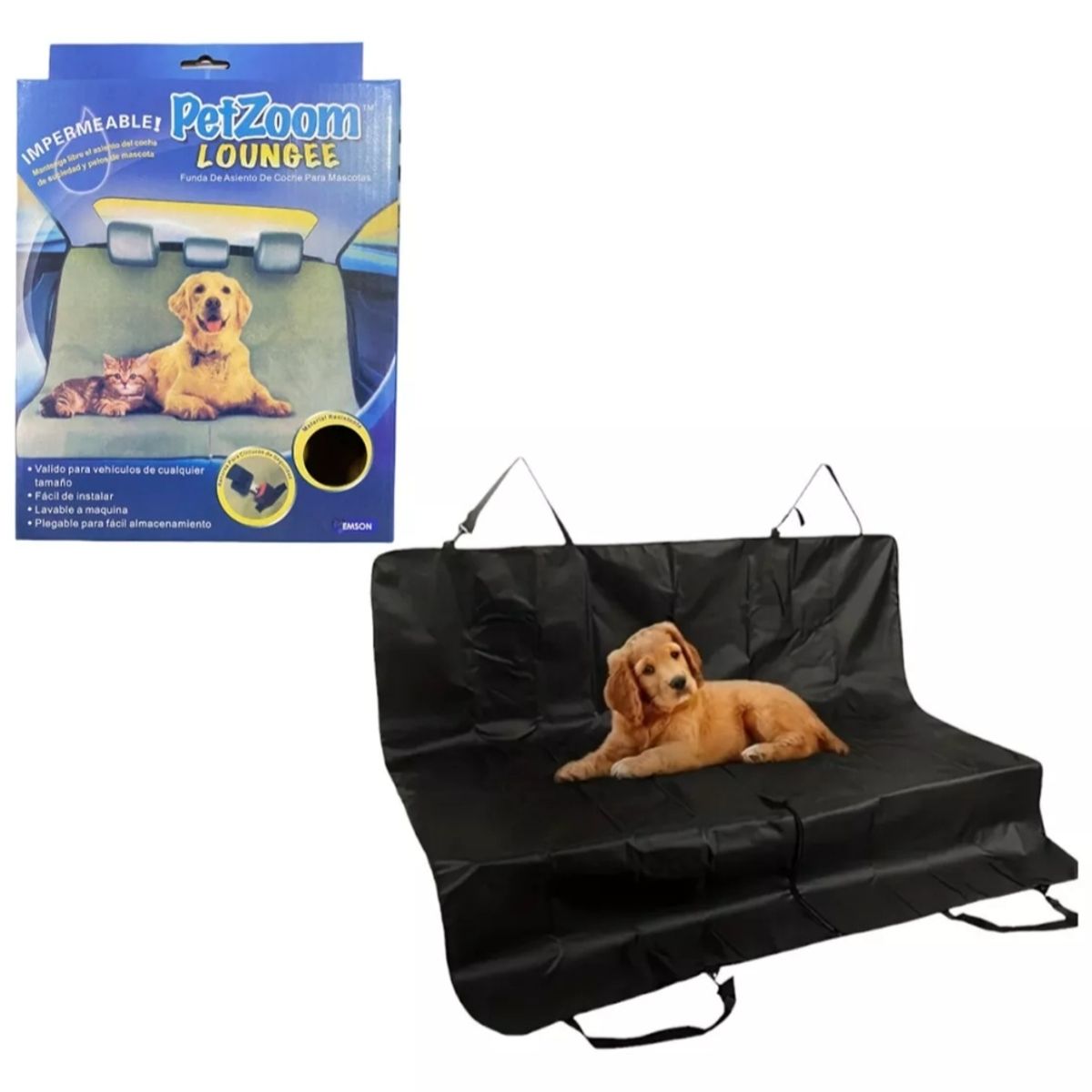 GENERICO - Lona Funda Manta Cubre Asiento De Auto Para Mascotas Perros