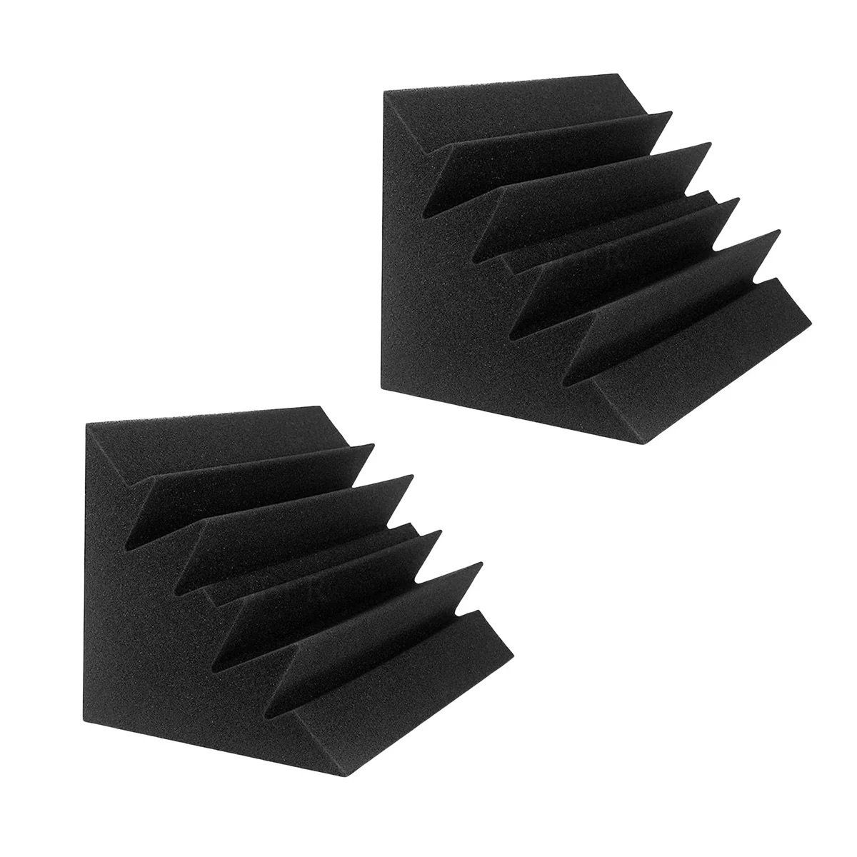 TROPIKA - Pack X2 Panel Acústico Atrapa Bajos AutoAdhesivo Negro