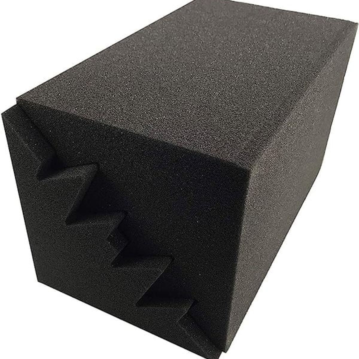 TROPIKA - Pack X2 Panel Acústico Atrapa Bajos AutoAdhesivo Negro