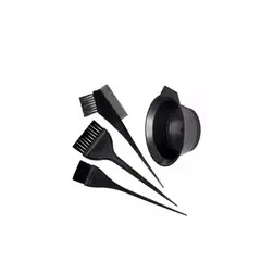 GENERICO - Pack Pocillo Cepillos Peluquería Para Teñido Pelo Cabello