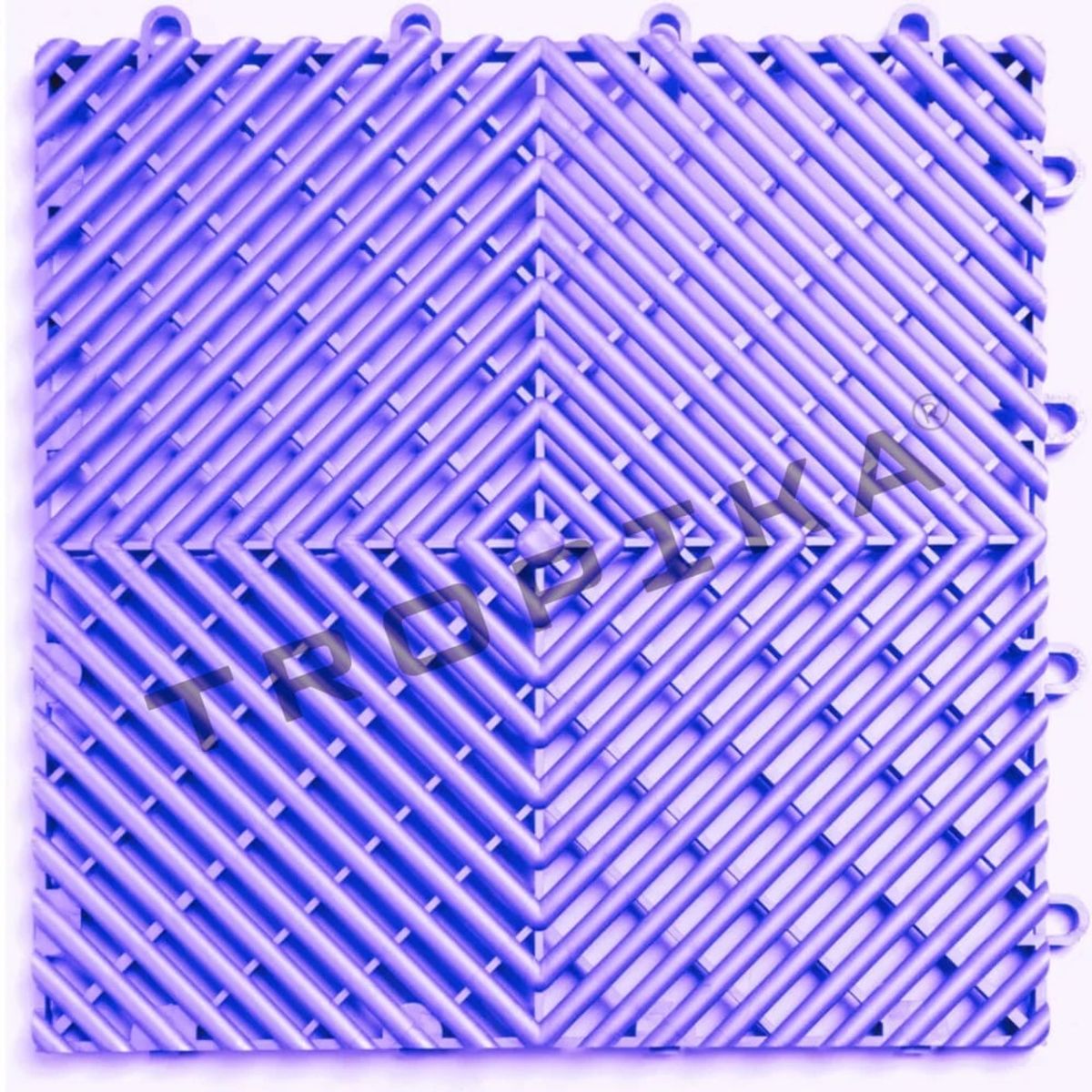 GENERICO - Piso de Garage Encastrable Modular Spectra Pack x12 Morado